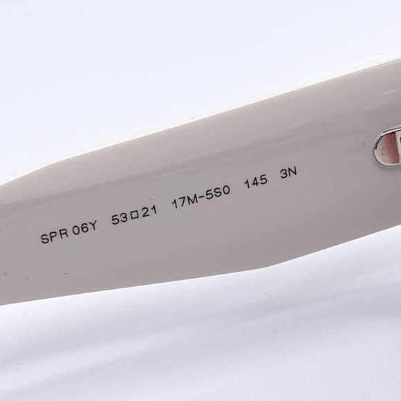 NEW PRADA PR06YS 17M5S0 WHITE ORANGE PRADA SUNGLASSES SPR 06Y 17M5S0 NEW PR06YS - Picture 10 of 12